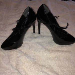 Black Patent Leather Pump Heels